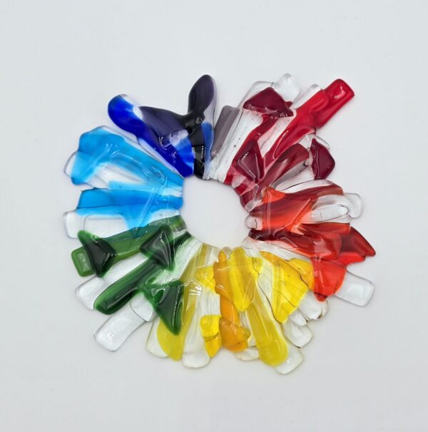 Beautiful Starbursts - Fused Glass 1/13