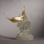 Gift of Gerald Silverstein Martin Blank (American, b.1962). The Seeker, undated. Cast glass and gold leaf.