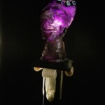Michael Meilahn (American, b.1945), Millennium Man, 1998. Cast Glass.