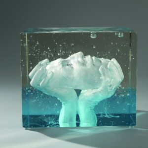 Offering, 1992 (cast glass sculpture)