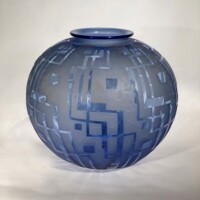 Daum (Nancy, France)
Geometric Vase, c.1930
Gift of David Huchthausen
GL 2018.15.259 Daum Geometric Vase
